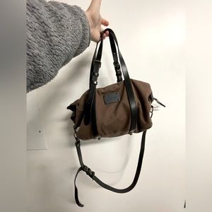 Acne studios handbag - leather and canvas
